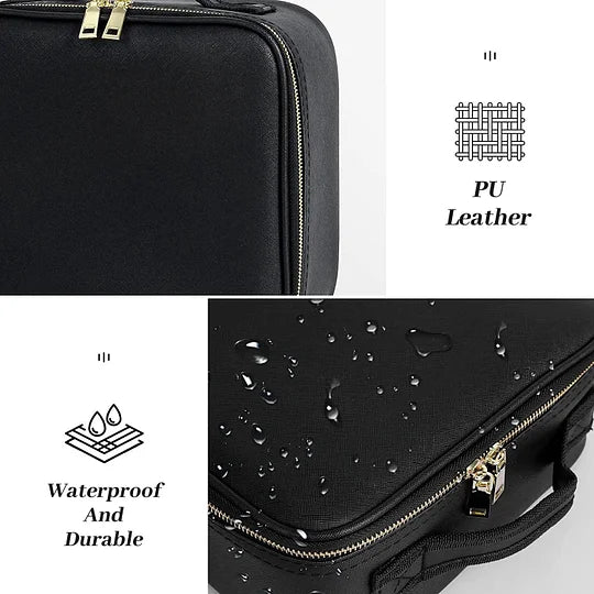 LUMIBAG™ - PREMIUM MAKEUP BAG WITH LED MIRROR