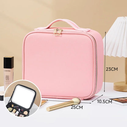 LUMIBAG™ - PREMIUM MAKEUP BAG WITH LED MIRROR